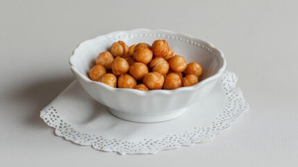 Spicy roasted chickpeas: a crunchy snack