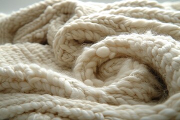 close up of knitting needles