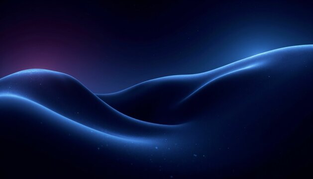 Flowing neon waves digital abstract art futuristic design virtual environment aesthetic perspective motion concept