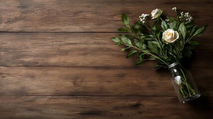 Vase of Colorful Flowers