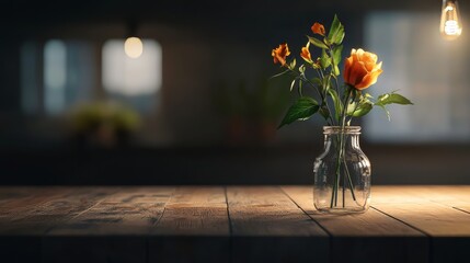 Beautiful Flowers in a Vase