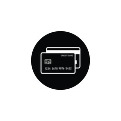 Credit Card Icon,  Credit card symbol debit card vector icon
