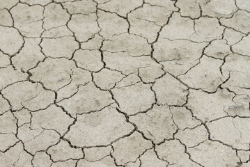 Close up of Cracked Soil in Kozan, Turkey