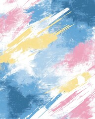 Obraz premium Abstract Pastel Brushstrokes Background
