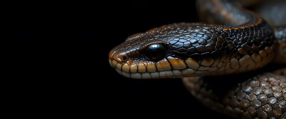 Fototapeta premium close up of a snake