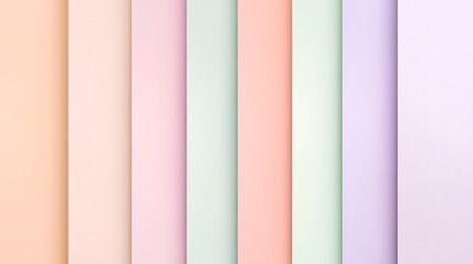 Fototapeta premium Colorful pastel paper backgrounds studio digital art clean environment eye-level view aesthetic concepts