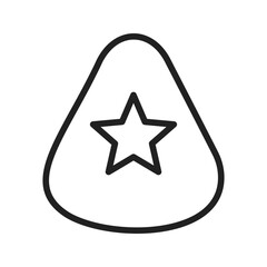 Plectrum icon vector image. Suitable for mobile apps, web apps and print media.
