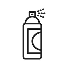 Spray Bottle icon vector image. Suitable for mobile apps, web apps and print media.