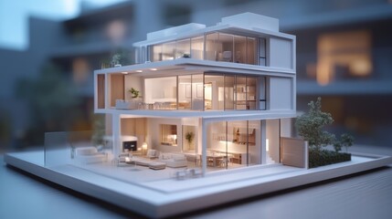 Modern Architectural House Model: Design and Innovation