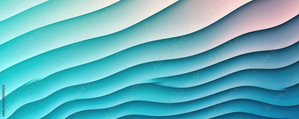 Poster noise abstract background idea. abstract wave pattern with smooth gradients of blue and teal hues.