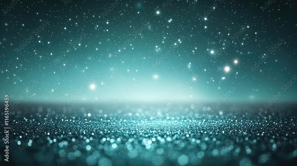 Poster starry abstract background concept. a serene and enchanting backdrop showcasing sparkling lights aga