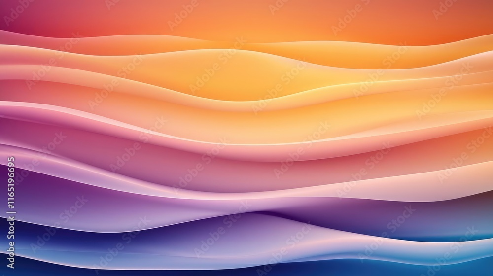 Poster noise abstract background idea. abstract waves in vibrant colors create a soothing, harmonious visua