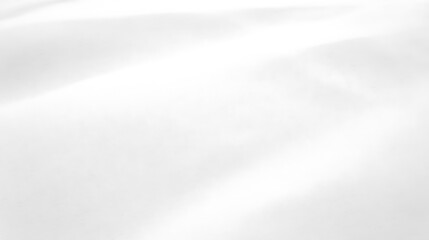 Fototapeta premium White Fabric Shows Soft Light and Subtle Drape