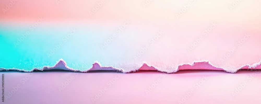 Poster torn abstract background concept. a colorful abstract texture with layered paper effects and soothin