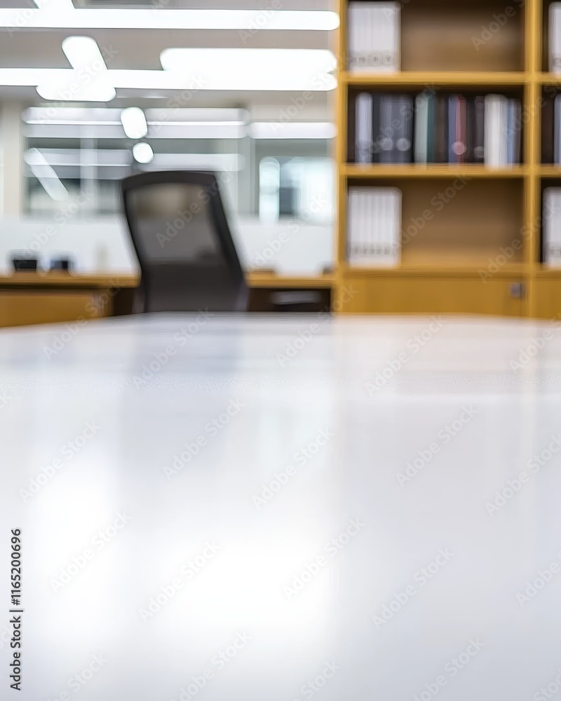 Poster office meeting setup modern workspace image bright environment close-up view productivity concept