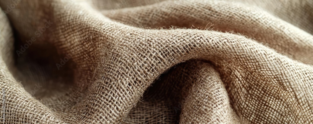 Poster torn abstract background concept. soft, textured fabric with natural tones for design and textile pr