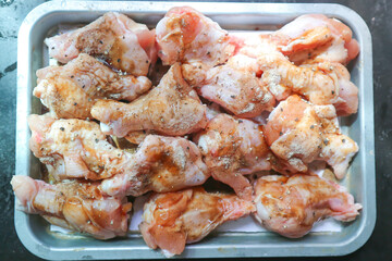 raw chicken or ferment chicken for cook
