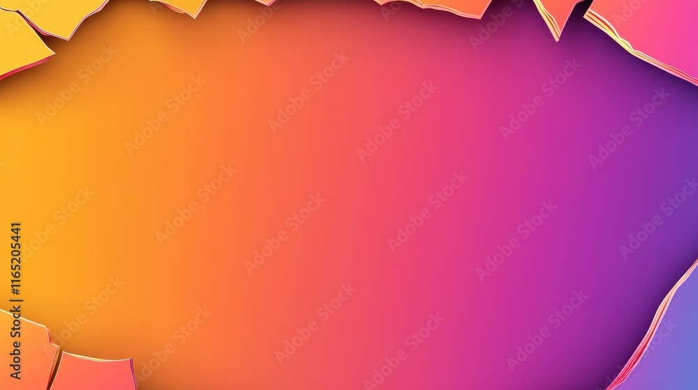 Poster torn abstract background concept. colorful abstract background with a unique torn paper effect for c