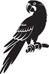 parrot silhouette 