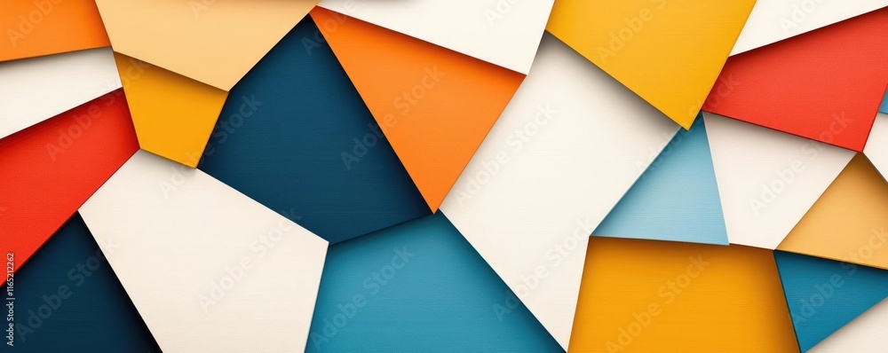 Poster torn abstract background concept. colorful abstract background with layered paper textures in vibran