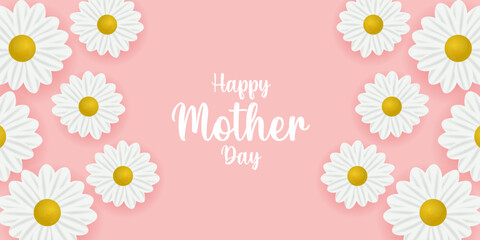 Happy mother day design for card, invitation, poster, flyer, web design