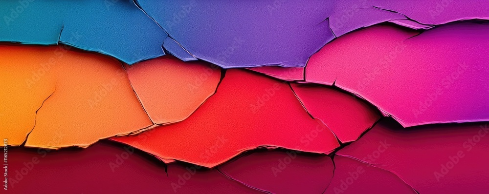 Poster torn abstract background concept. colorful abstract background with textured layers in vibrant hues 