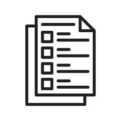 Document icon vector image. Suitable for mobile apps, web apps and print media.