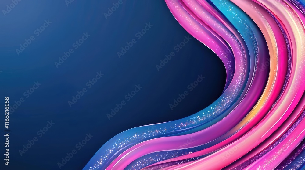 Poster sparkle abstract background idea. artistic abstract background, dynamic gloss patterns with subtle t