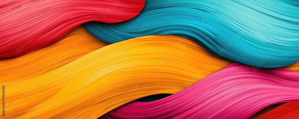 Poster graffiti abstract background concept. vibrant abstract waves of color demonstrating fluidity and art