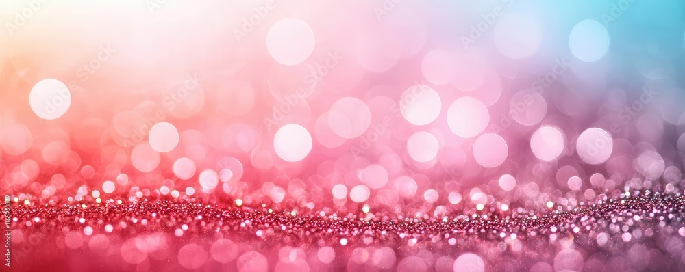 Poster sparkle abstract background idea. colorful bokeh background with vibrant hues for creative design an