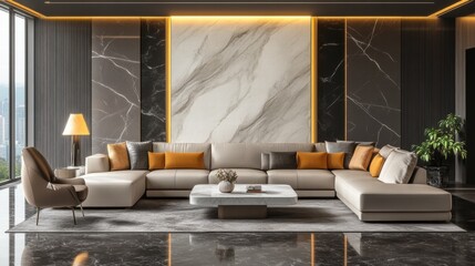 Modern Luxury Living Room Interior Design