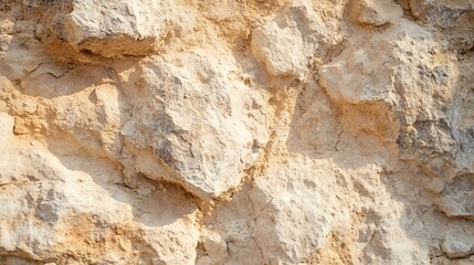 Rough Beige Stone Wall Texture Background