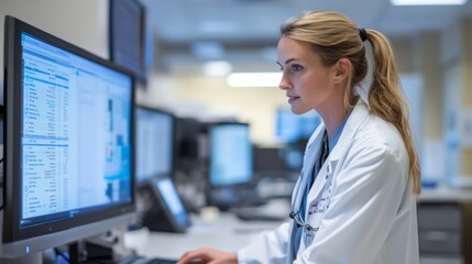 Advanced clinical trial software systems used in tracking patient progress and outcomes