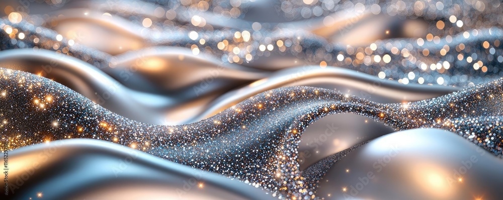 Poster sparkle abstract background idea. abstract waves of shimmering light and texture create a mesmerizin