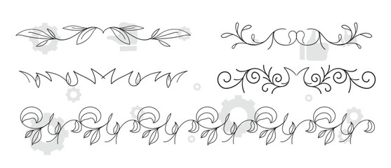 Various styles of flower frames are designed for use in cartoons and illustrations that want to express specific content. comic text elements vector collection