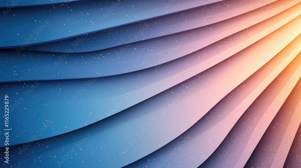 Poster sparkle abstract background idea. a vibrant abstract background showcasing flowing waves in cool col