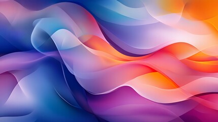 Obraz premium Abstract Colorful Waves Flowing Seamlessly Together