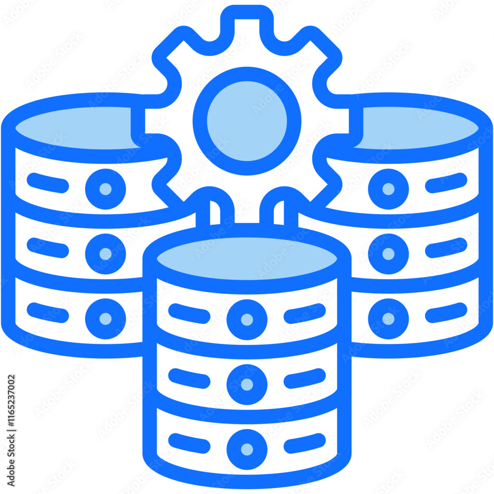 Poster database management icon