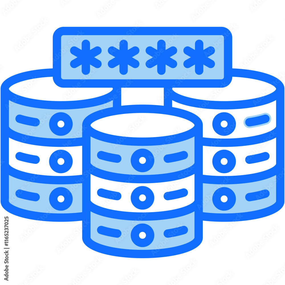 Poster database password icon