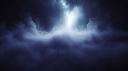 Obraz premium Dark Clouds Parting to Reveal Light Above
