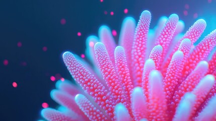 Fototapeta premium Fireworks abstract background concept. Vibrant underwater corals showcasing intricate textures and striking hues in oceanic beauty.
