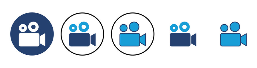 Video icon vector. video camera icon vector. movie sign. cinema