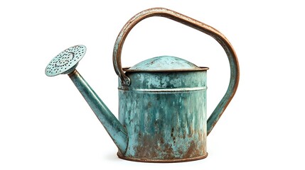 Rustic Teal Watering Can