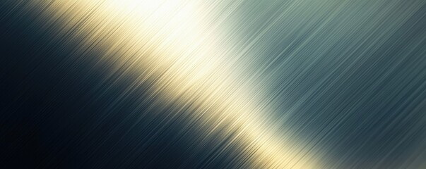 Abstract diagonal light streaks in blue and golden gradient. Modern background design concept