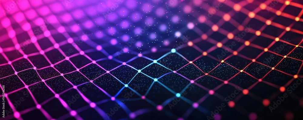 Poster fireworks abstract background concept. abstract digital grid design with vibrant colors, showcasing 