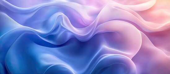 Obraz premium Abstract Pastel Silk Drapery: A Dreamy Swirl of Colors