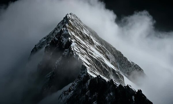 snow covered mountains - nature landscape