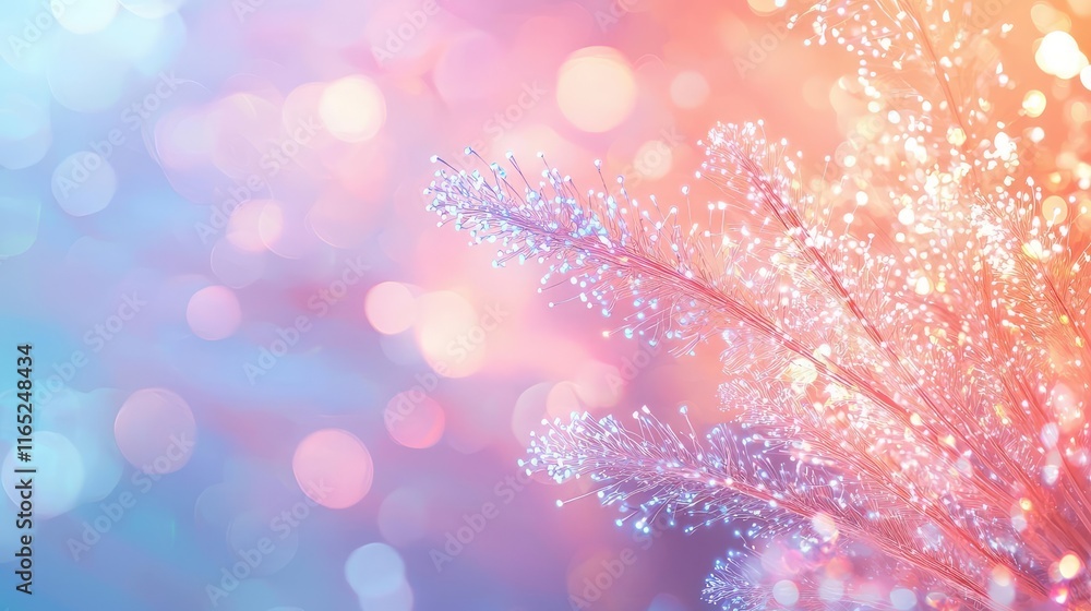 Poster fireworks abstract background concept. a vibrant abstract background featuring colorful bokeh and sp