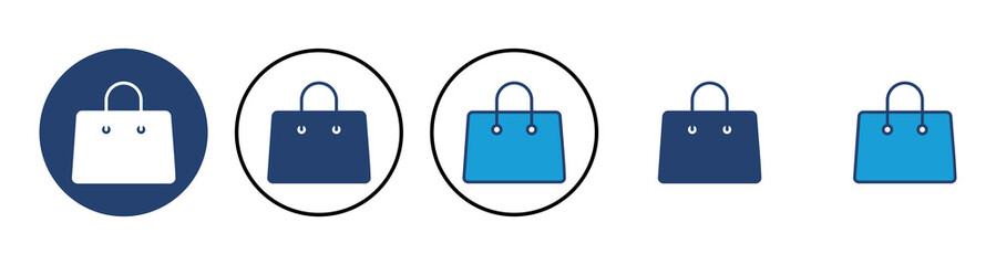 Shopping bag icon vector. shopping icon vector