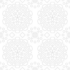 Seamless pattern with geometric shape, black and white colour, modern design stripes background. Vector illustration.